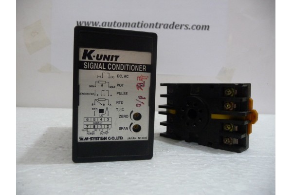 K-Unit Signal Conditioner, KCE-5A-F, M-System, Japan  (14 Days Warrenty on Entire Stock)